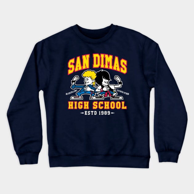 San Dimas High School Crewneck Sweatshirt by Nemons